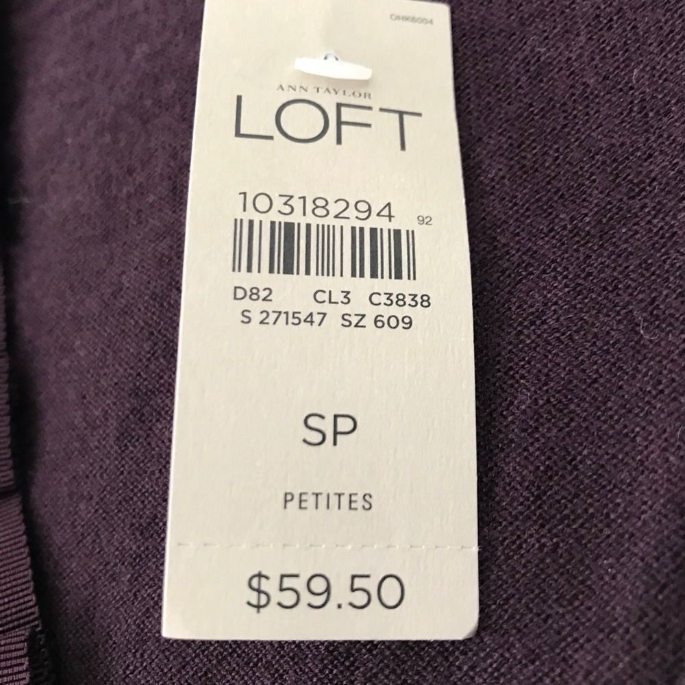 LOFT Cardigan with Ruffle Front - Picture 4 of 4